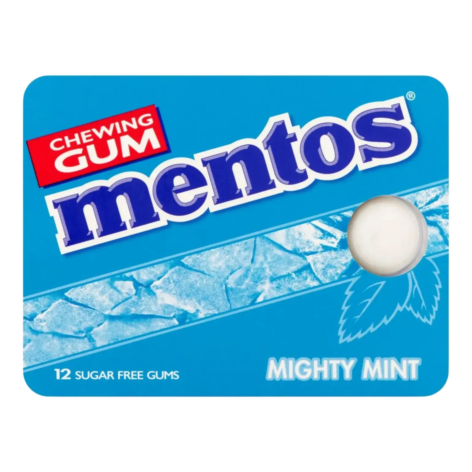Mentos Kauwgom Mighty Mint Blister (12 stuks)