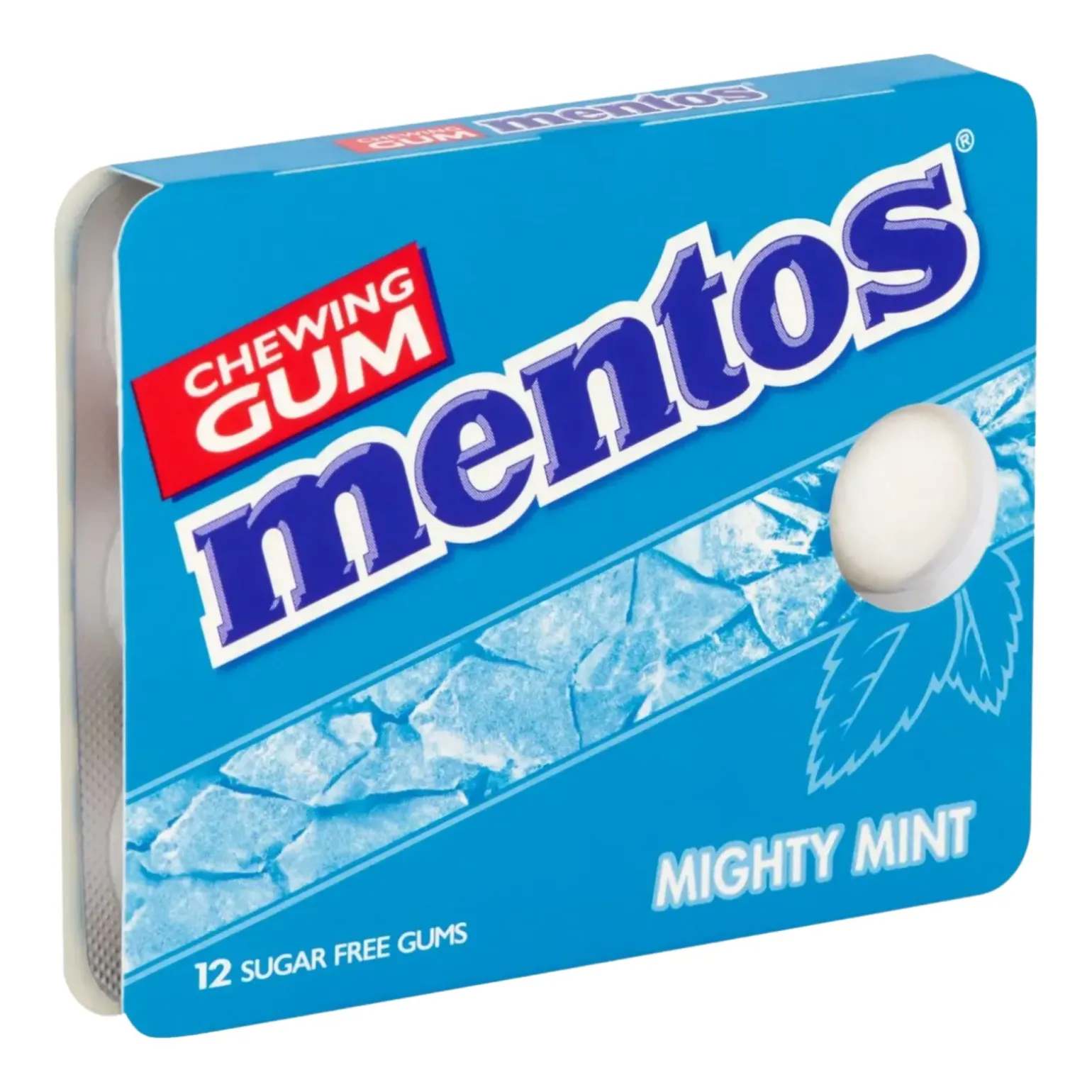 Mentos Kauwgom Mighty Mint Blister (12 stuks)