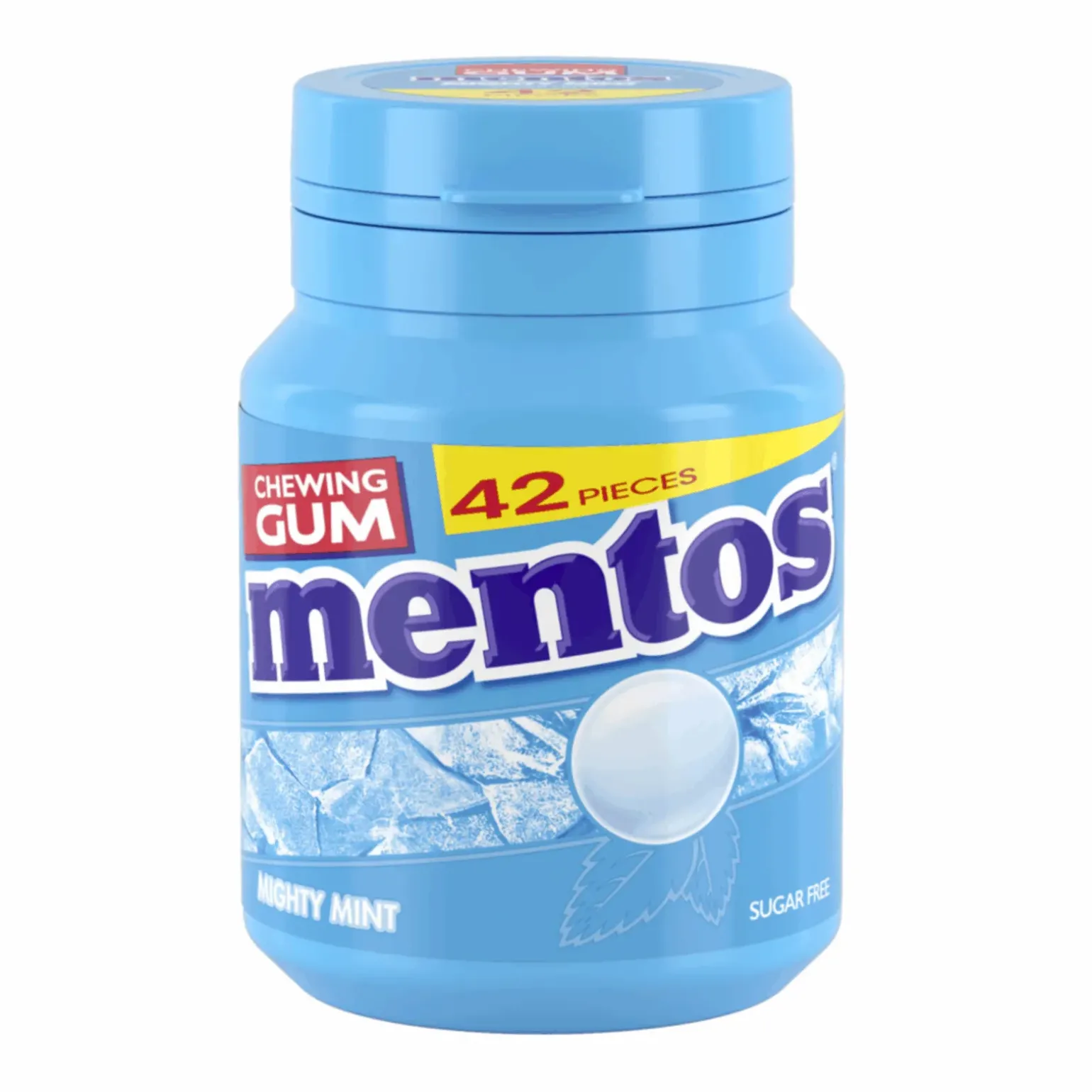 Mentos Kauwgom Mighty Mint Bottle (6x 42 stuks)