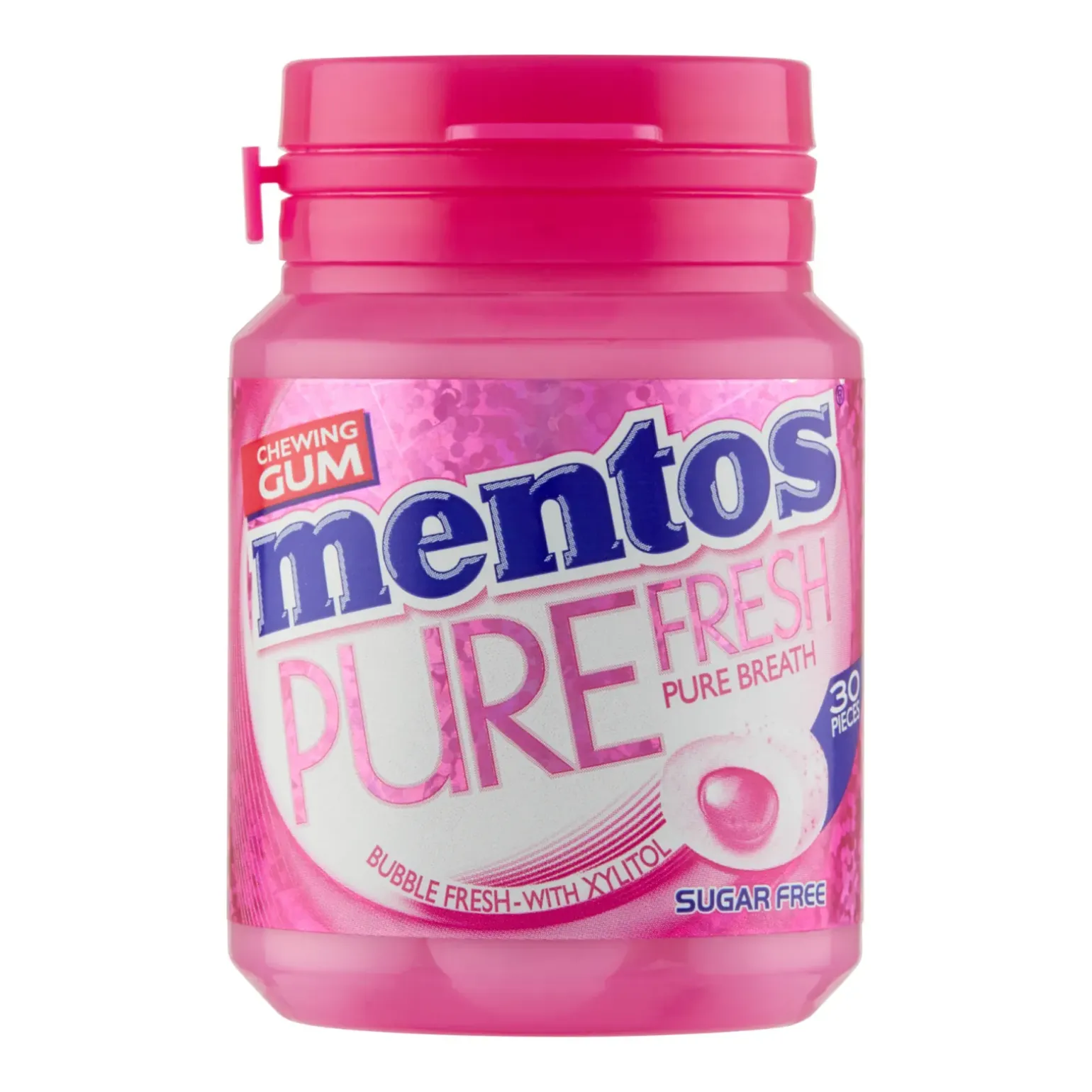 Mentos Kauwgom Pure Fresh Bubblefresh (6x 30 stuks)