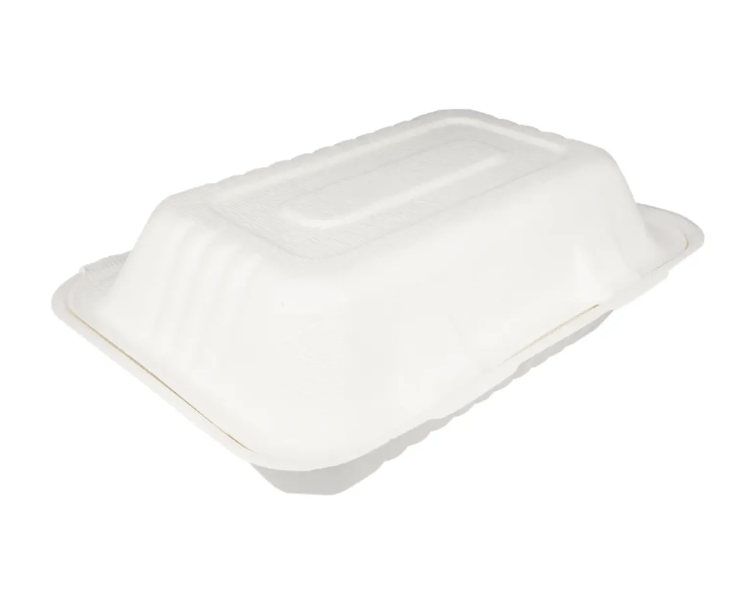 Menubak 1-vaks 230x155x83mm Suikerriet PFAS-vrij (50 stuks)