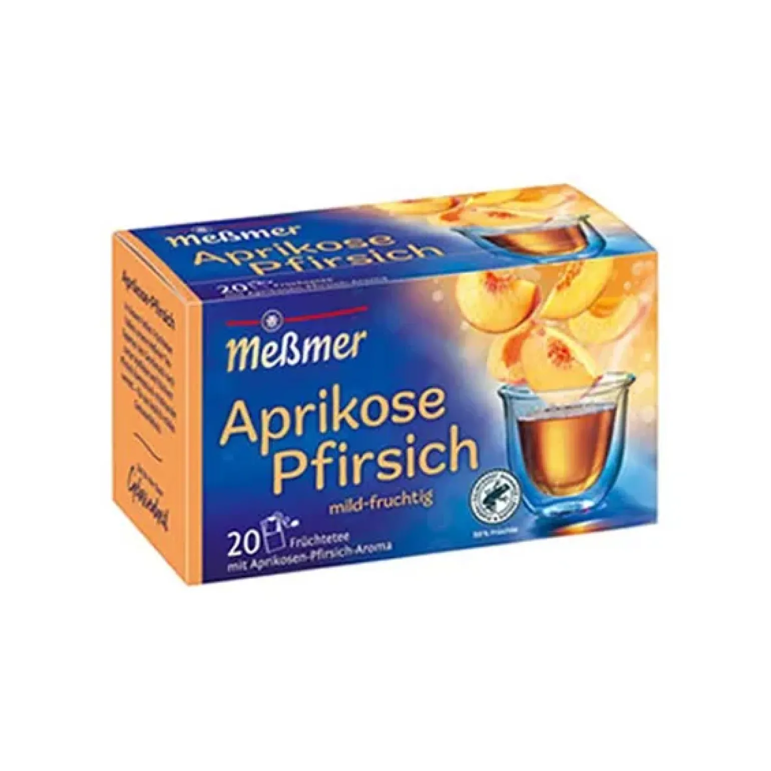 Messmer Aprikose Pfirsich 20x 2.75gr (10 stuks)