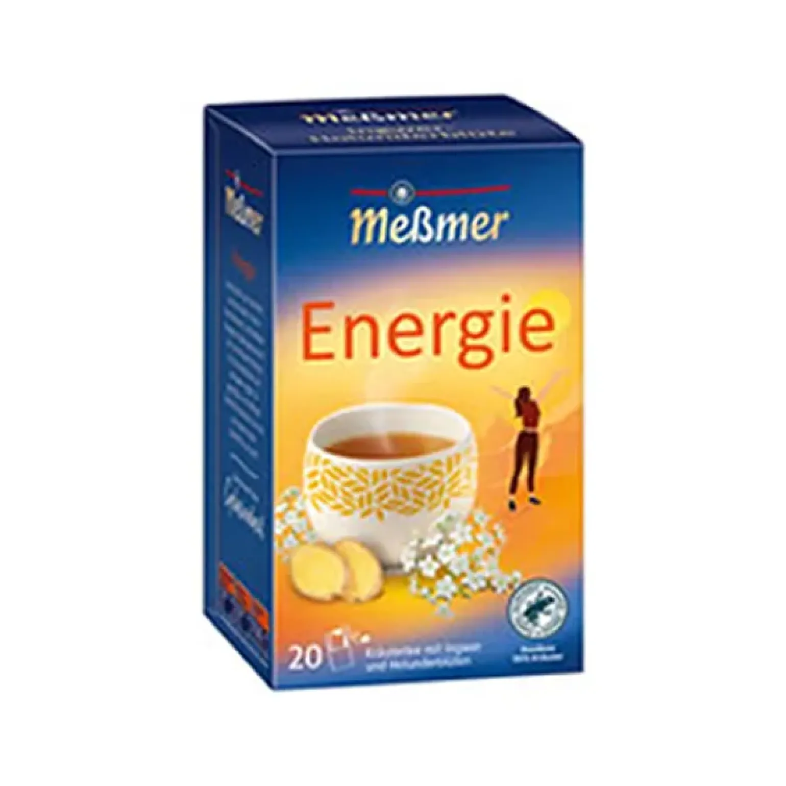 Messmer Energie Ingwer Holunderblute 20x 2gr (5 stuks)
