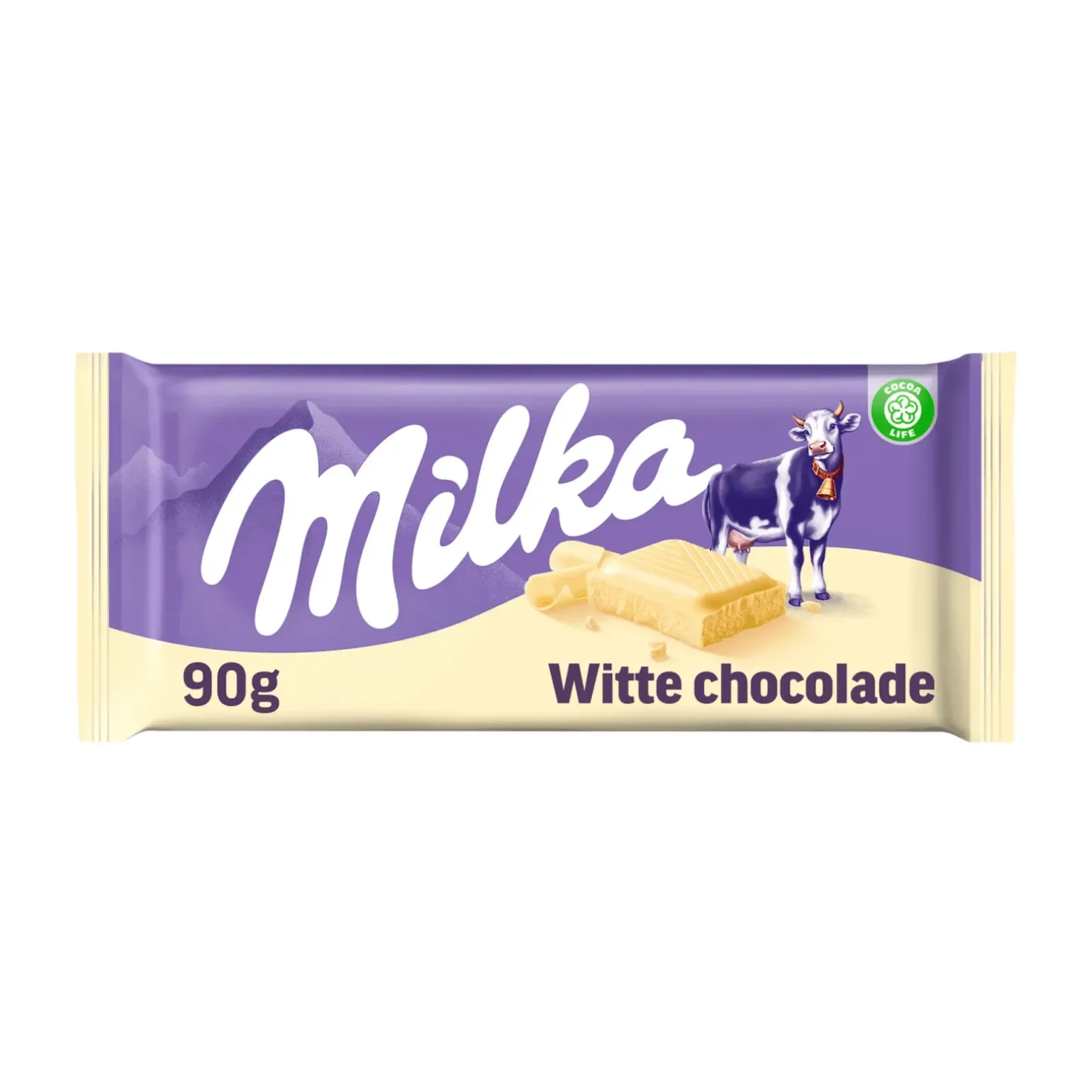 Milka Chocolade Reep Wit Flowpack (24x 90gr)