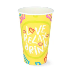 Milkshakebeker Karton 90mm (25x 400cc)