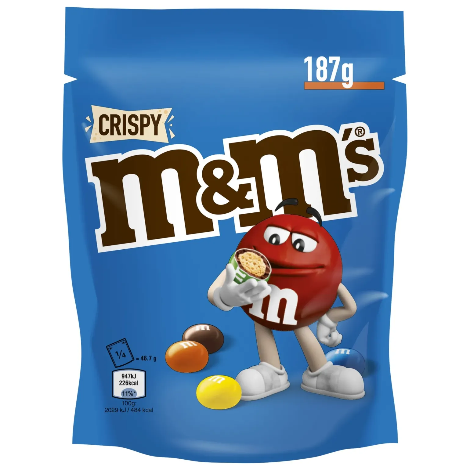 M&M’s Crispy Zak (12x 187gr)