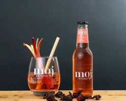 Moj Rabarber Hibiscus Glas(12x 20cl)