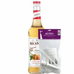 Monin Siroop Amaretto (70 cl) + Monin Siroop Pompje (10Ml)