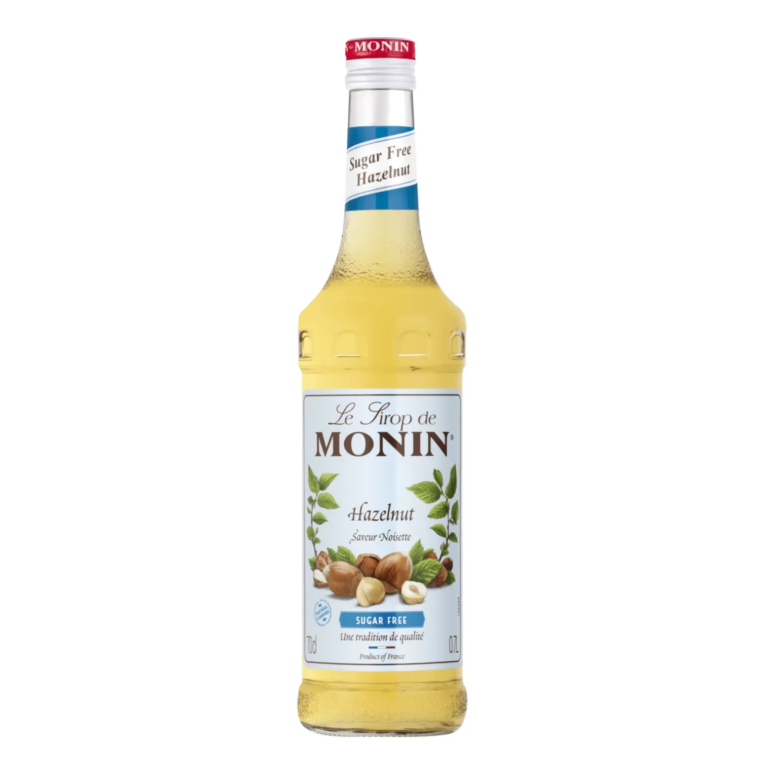 Monin Siroop Hazelnoot Suikervrij (70 cl)