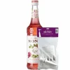 Monin Siroop Rose (70 cl) + Monin Siroop Pompje (10Ml)