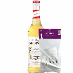 Monin Siroop Vanille (70 cl) + Monin Siroop Pompje (10Ml)