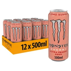 Monster Energy Ultra Peachy Keen blik (12x 500ml)