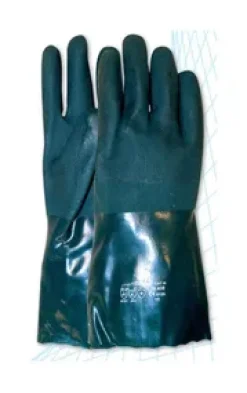 M-Safe handschoenen PVC premium green (maat 10)