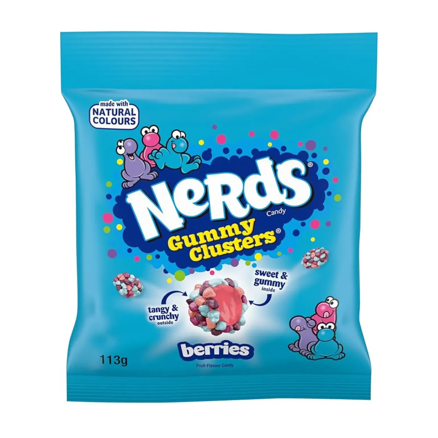 Nerds Gummy Clusters Berries Zakje (10×113 gram)
