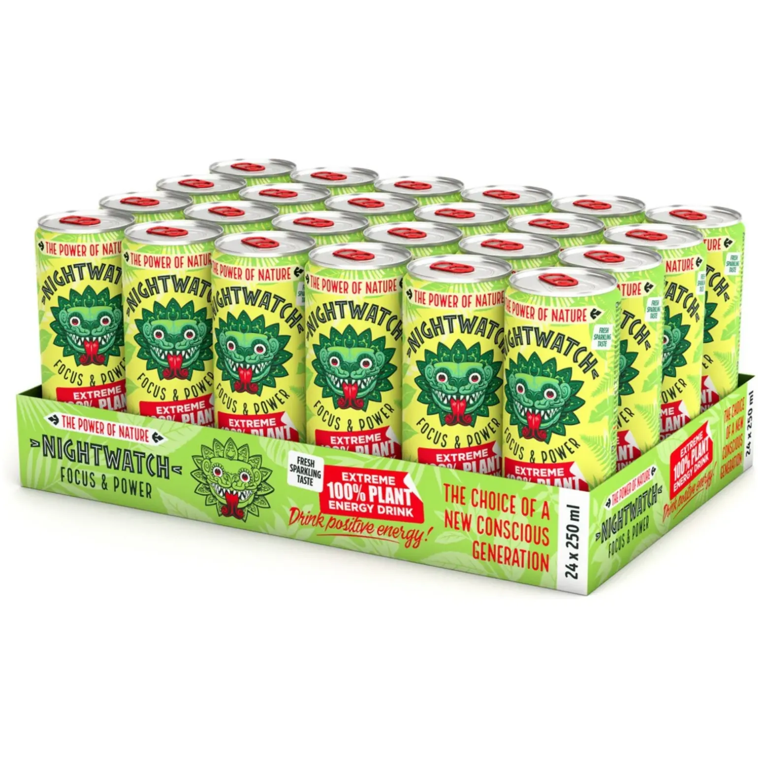 Nightwatch Plant Based Energy Drink Blik (24x 25cl)