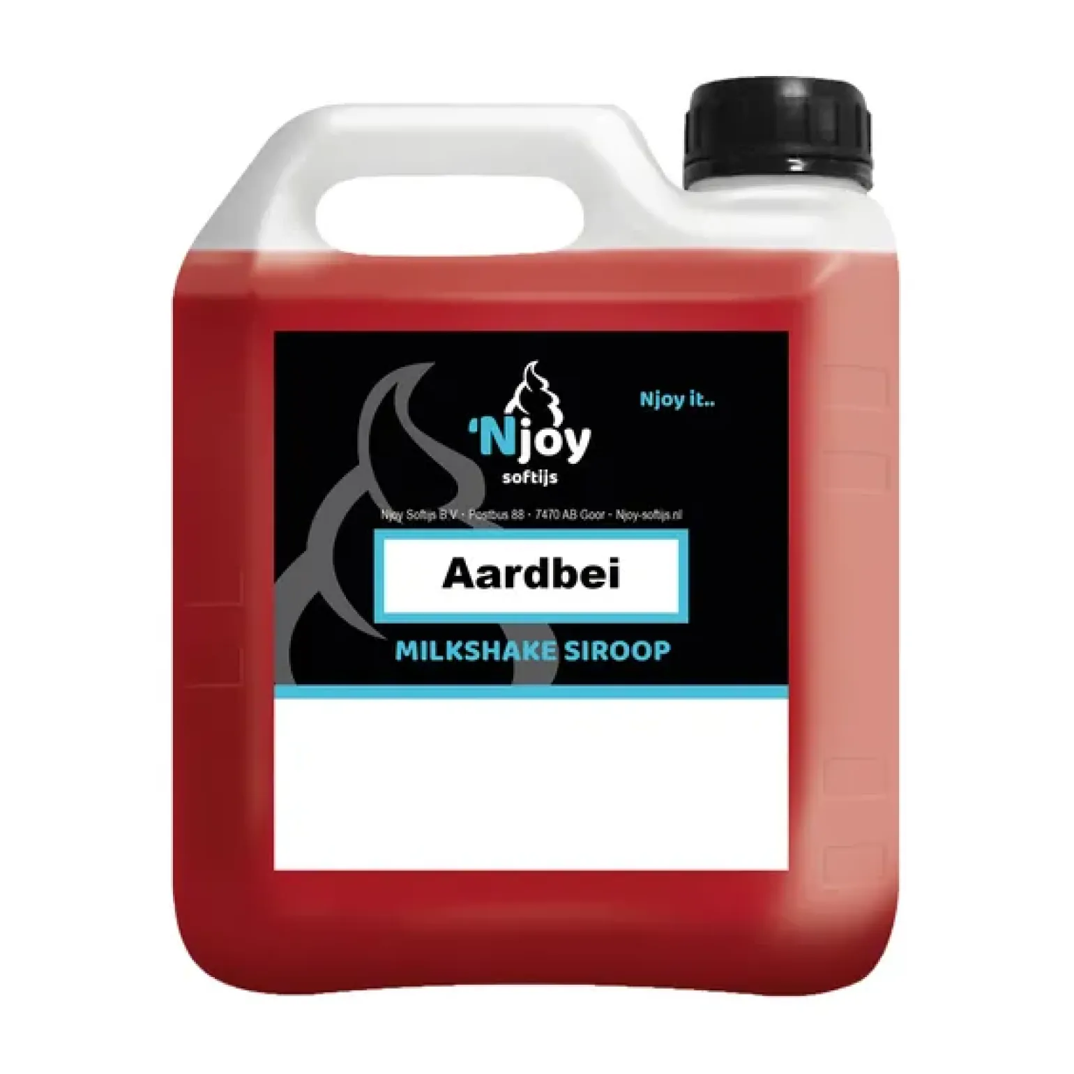 NJOY Shakesiroop Aardbei (2 liter)