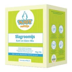 NJOY slagroomijs vloeibaar ijsmix (10 liter)