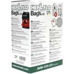 Numatic NVM-1CH Hepa Stofzuigerzakken (10 stuks)
