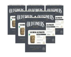 Oldtimers Salmiak Klinkers Zwart-Wit (6x 185gr)