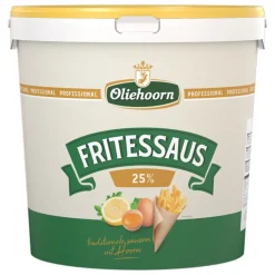 Oliehoorn Fritessaus 25% (10 liter)