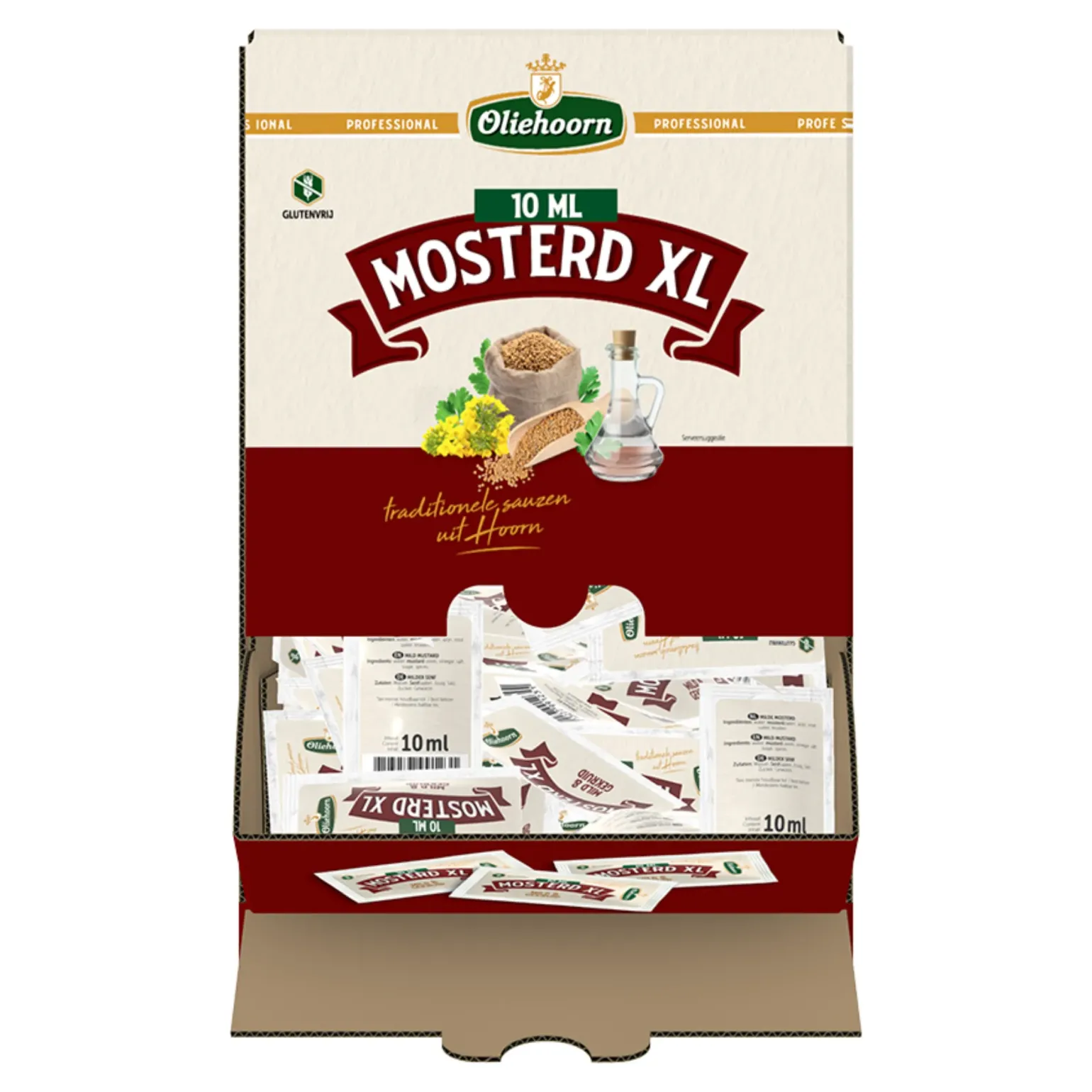 Oliehoorn Mosterd Sachets XL (300x 10ml)