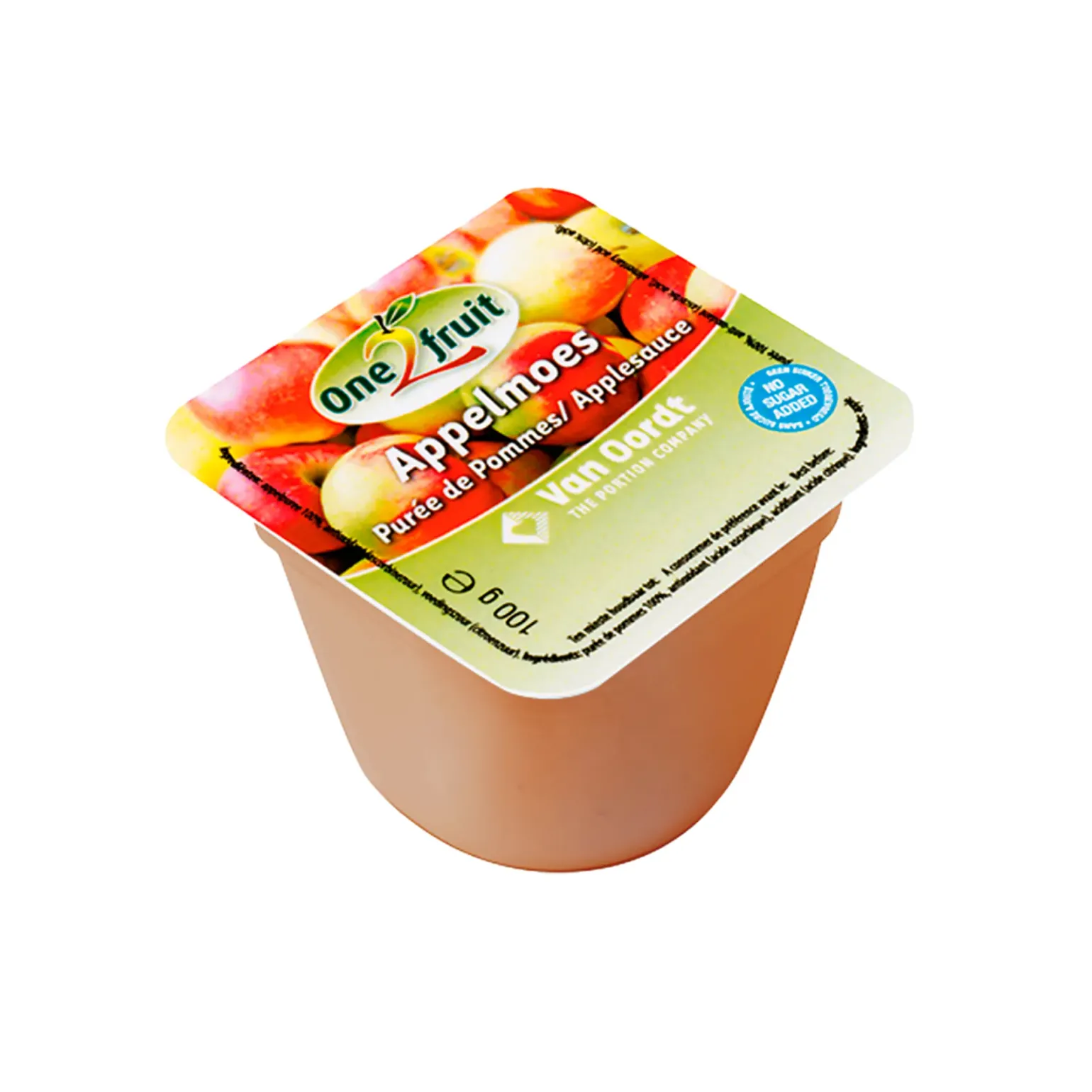 One2Fruit Appelmoescups (120x 100gr)
