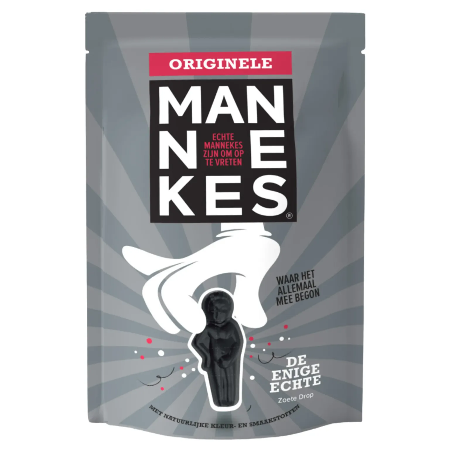 Originele Drop Mannekes Zakje (25x 100gr)
