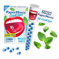 Papermints Cool Caps Fresh Mint (32x 18 stuks)