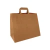 Papieren Draagtas Groot 32+17x27cm bruin (250 stuks)