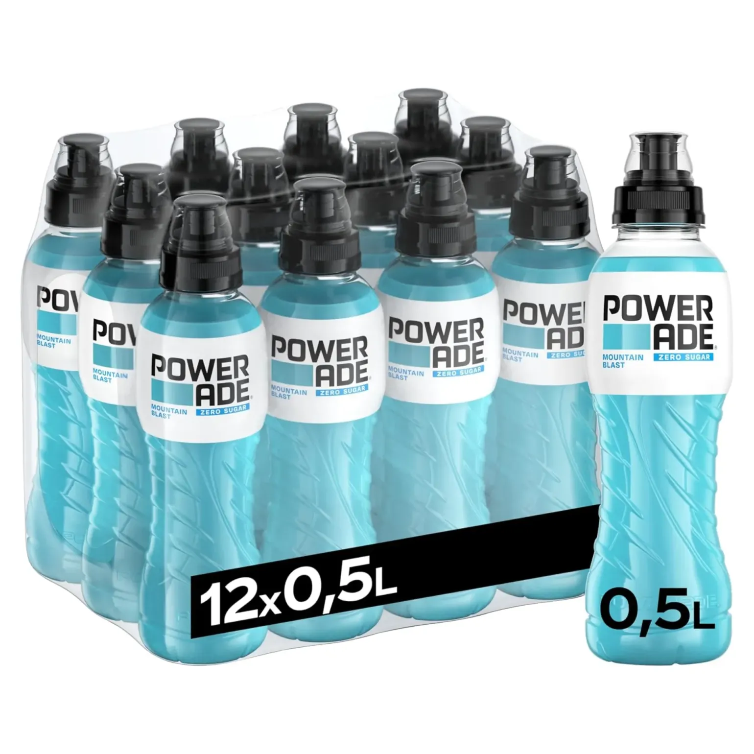 Powerade Zero Mountain Blast PET (12x 50cl)