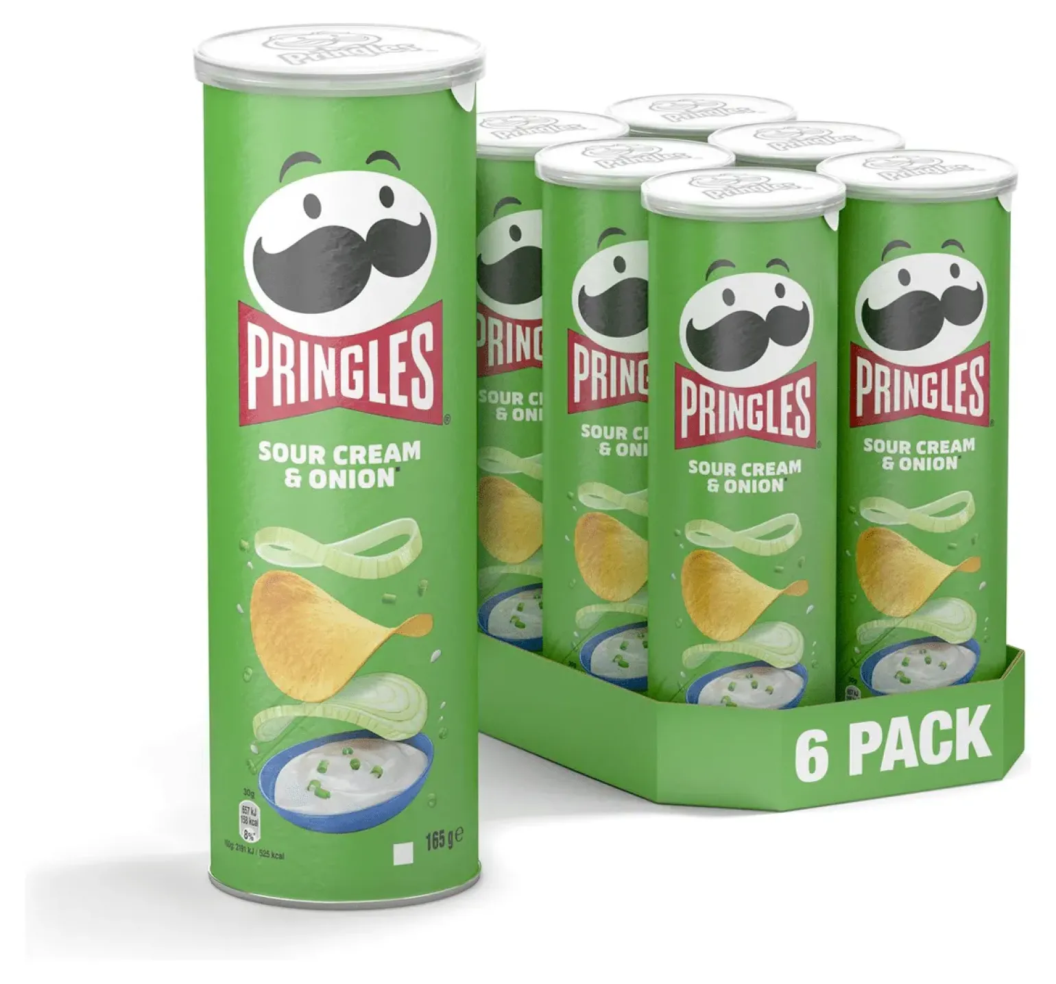 Pringles Sour Cream & Onion (19x 165gr)