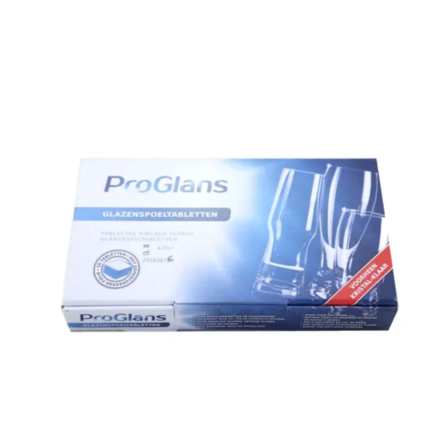 Proglans glazenspoeltabletten (56x 10gr)