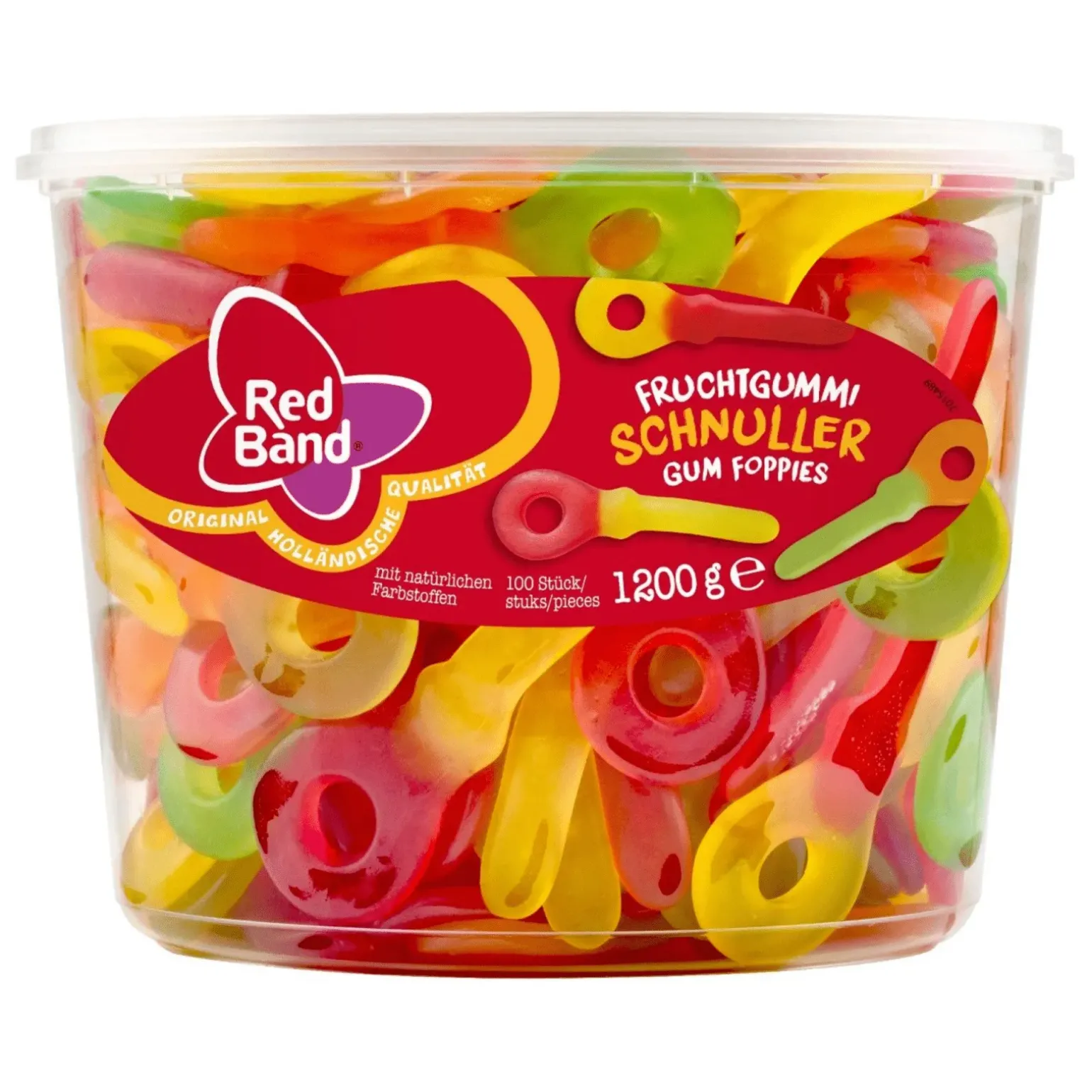 Red Band Gum Foppies (100 stuks)