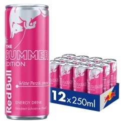 Red Bull Summer Witte Perzik Blik (12x 250ml)