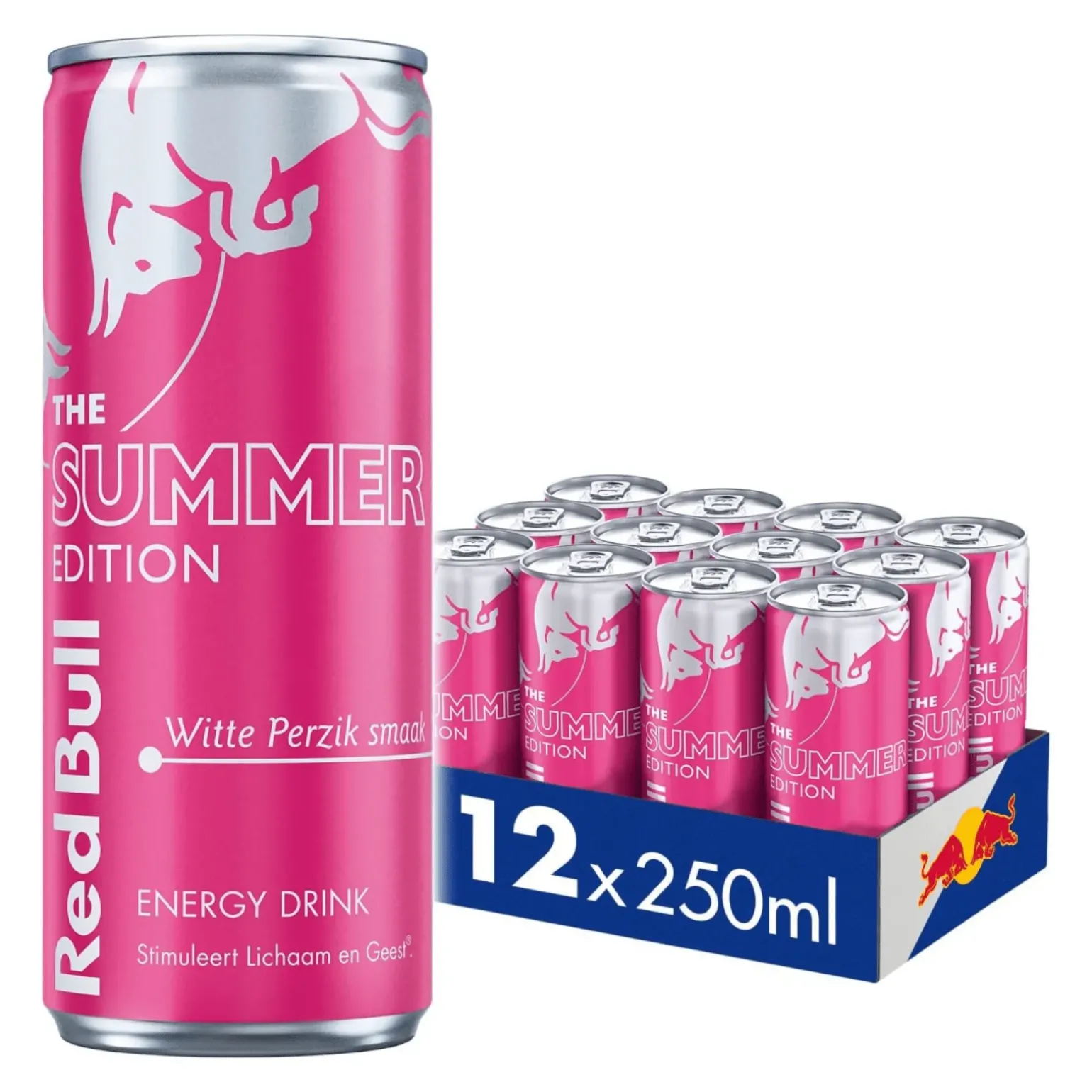 Red Bull Summer Witte Perzik Blik (12x 250ml)
