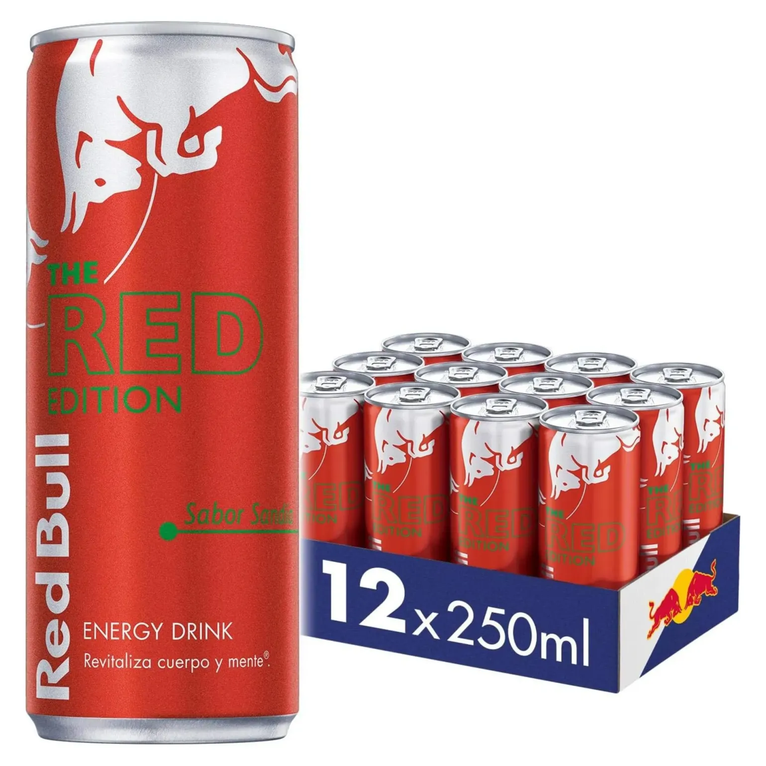 Red Bull The Red Edition Watermeloensmaak blik (12x 25cl)