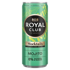 Royal Club Mocktails Mojito 0% blik (12x 25cl)