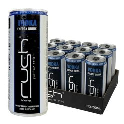 Rush Vodka Energy Drink blik (12x 250ml)