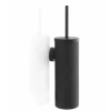 Satino Black Toiletborstel Garnituur Metaal Zwart