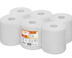 Satino CF1 Midi Poetsrol 1-laags Wit (6x300m)