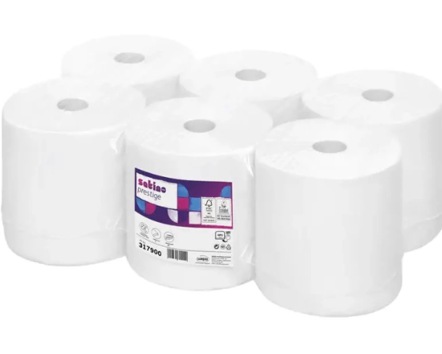 Satino CF1 Prestige Handdoekrol Centerfeed 2-laags (6x150m)