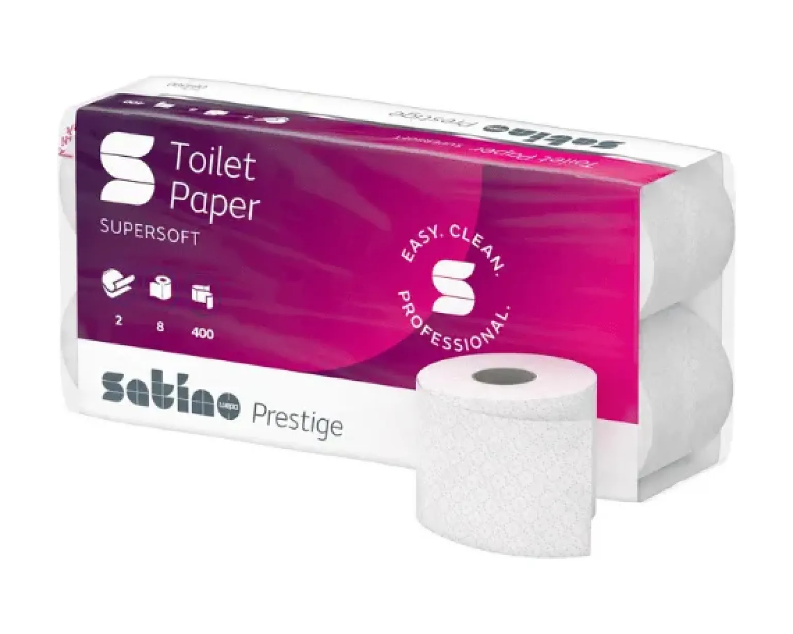 Satino prestige toiletpapier 3lgs (64x 250 vel)