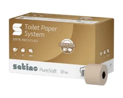 Satino Puresoft Toiletpapier met Dop 2-laags (24x 100m)
