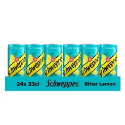 Schweppes Bitter Lemon Blik (24x 33cl)