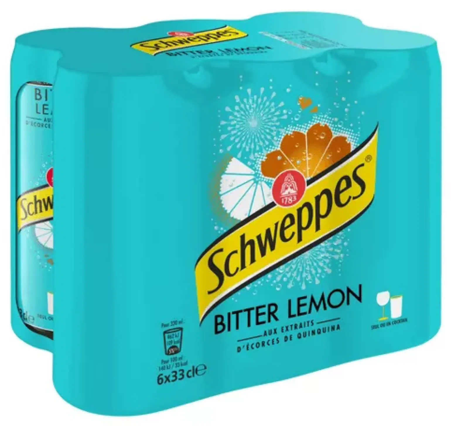 Schweppes Bitter Lemon Blik (24x 33cl)