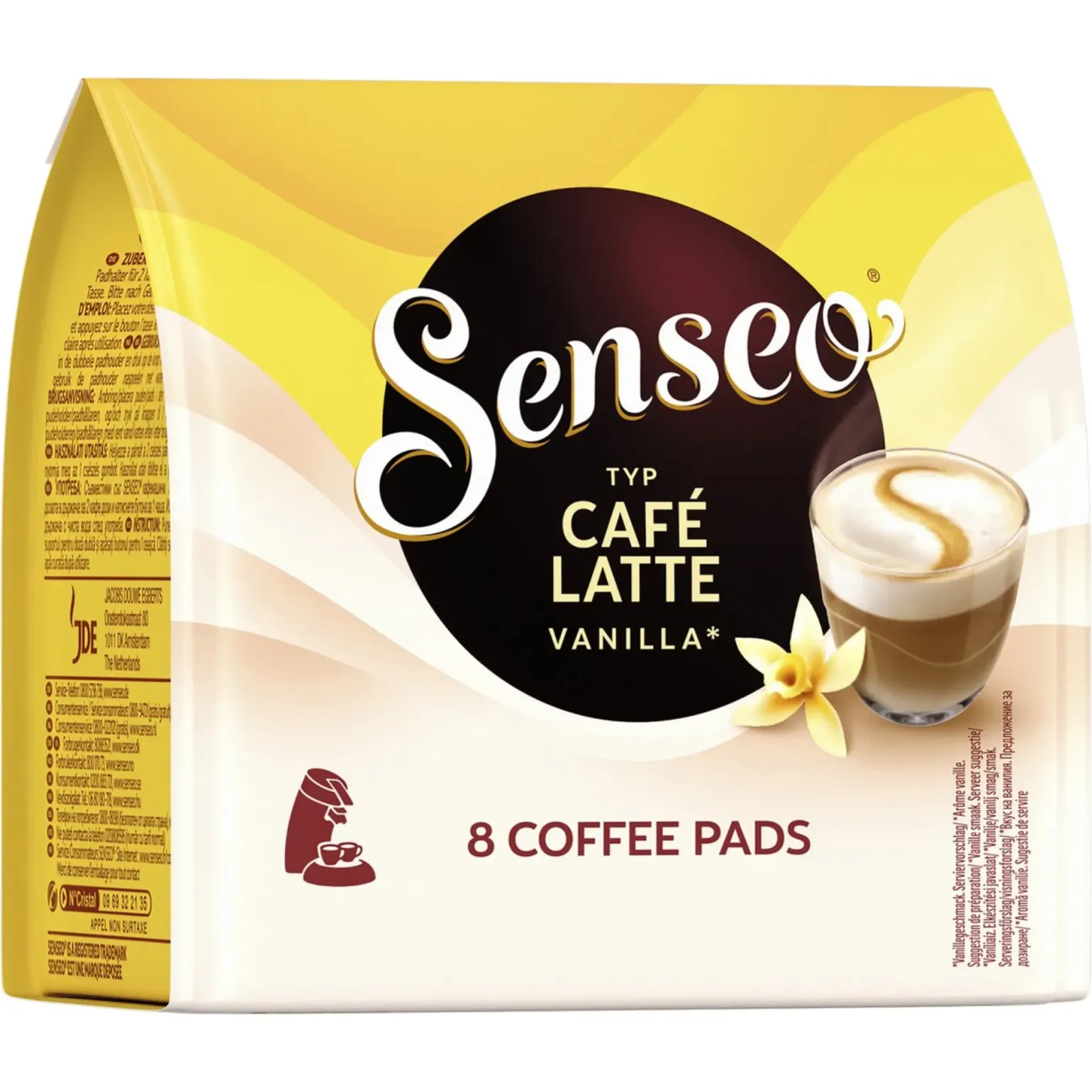Senseo Cafe Latte Vanille (4x 8-pads)