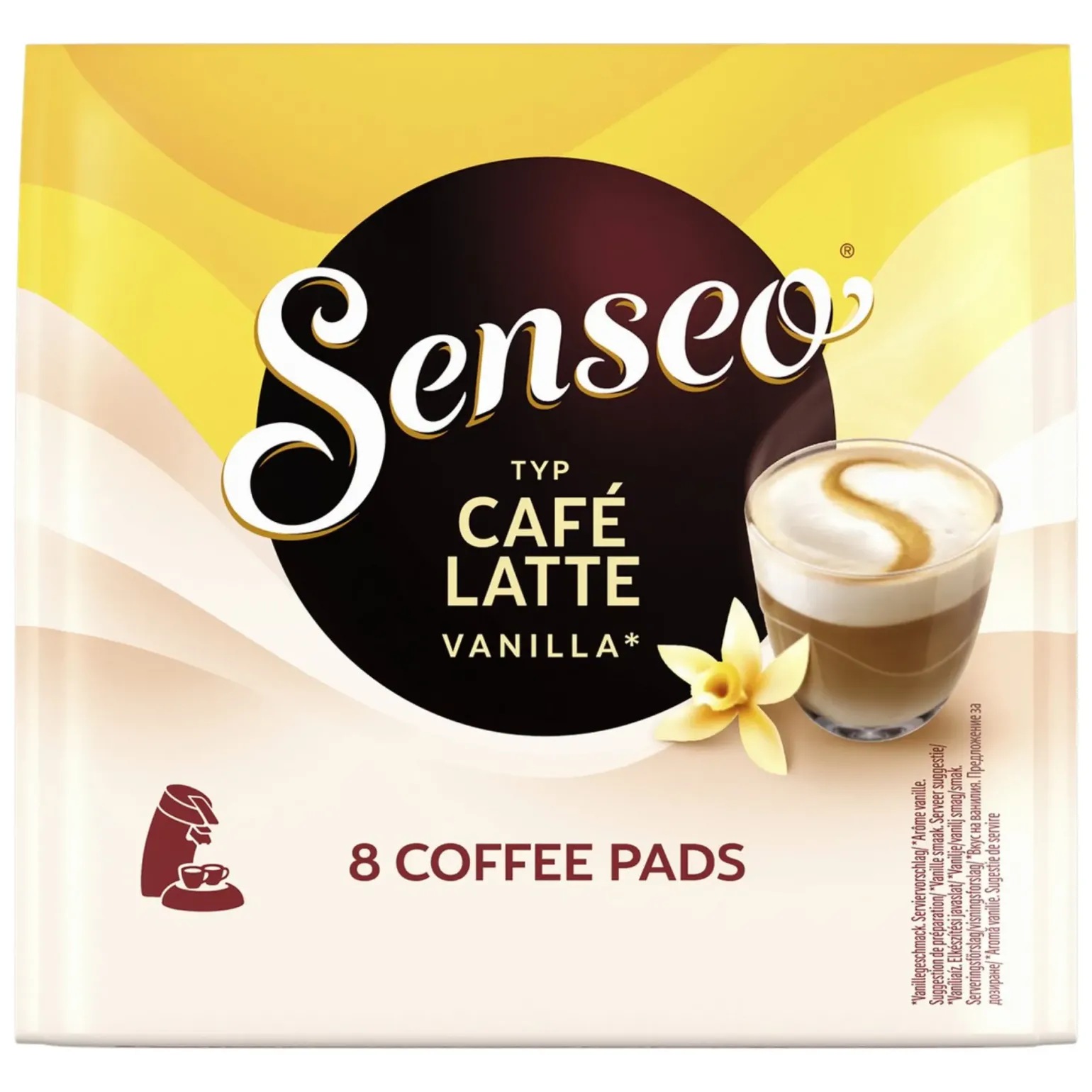 Senseo Cafe Latte Vanille (4x 8-pads)