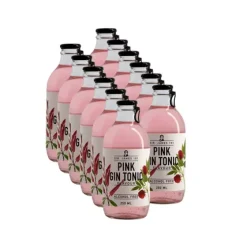 Sir James 101 Pink Gin Tonic 0% Alcohol Flesje (12x 25cl)