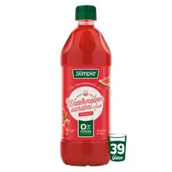 Slimpie Siroop Watermeloen Aardbei Suikervrij (6×650 ml)