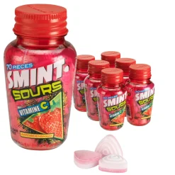 Smint Sours Aardbei Pot (6x 70 stuks)